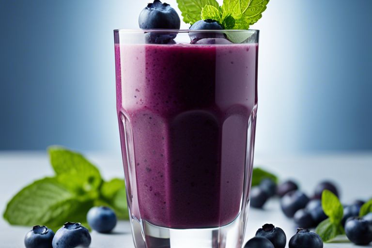 Blueberry weight loss smoothie